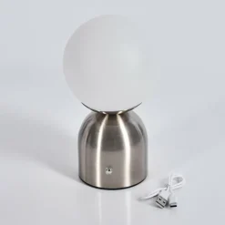 Ulvsbyn Lampe à poser LED Nickel mat, 1 lumière