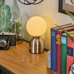 Ulvsbyn Lampe à poser LED Nickel mat, 1 lumière