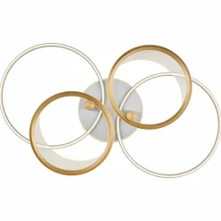 Umbra Plafonnier Luminaires Globo Lighting LED Or, Argenté, 1 lumière, Télécommandes