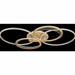 Umbra Plafonnier Luminaires Globo Lighting LED Or, Argenté, 1 lumière, Télécommandes