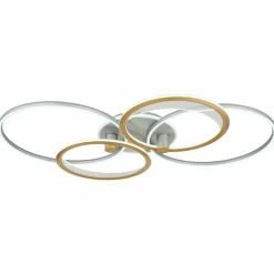 Umbra Plafonnier Luminaires Globo Lighting LED Or, Argenté, 1 lumière, Télécommandes