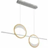 Umbra Suspension Luminaires Globo Lighting LED Or, Argenté, 1 lumière, Télécommandes