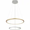 Umbra Suspension Luminaires Globo Lighting LED Or, Argenté, 1 lumière, Télécommandes