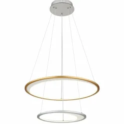 Umbra Suspension Luminaires Globo Lighting LED Or, Argenté, 1 lumière, Télécommandes
