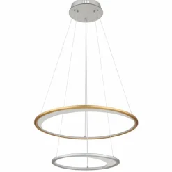 Umbra Suspension Luminaires Globo Lighting LED Or, Argenté, 1 lumière, Télécommandes