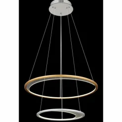 Umbra Suspension Luminaires Globo Lighting LED Or, Argenté, 1 lumière, Télécommandes