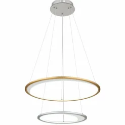 Umbra Suspension Luminaires Globo Lighting LED Or, Argenté, 1 lumière, Télécommandes
