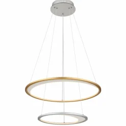 Umbra Suspension Luminaires Globo Lighting LED Or, Argenté, 1 lumière, Télécommandes
