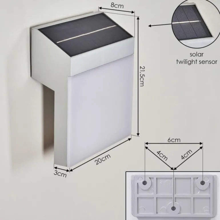 Vanhaniemi Lampe murale d´extérieur LED Gris, Blanc, 1 lumière