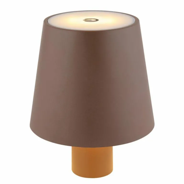 Vannie Lampe à poser Luminaires Globo Lighting LED Brun, 1 lumière