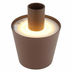 Vannie Lampe à poser Luminaires Globo Lighting LED Brun, 1 lumière