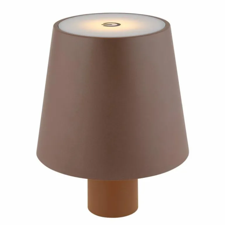 Vannie Lampe à poser Luminaires Globo Lighting LED Brun, 1 lumière