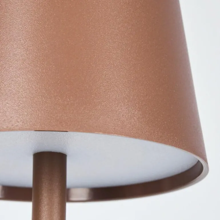 Vannie Lampe de table d'extérieur, Lampe à poser LED Brun, 1 lumière