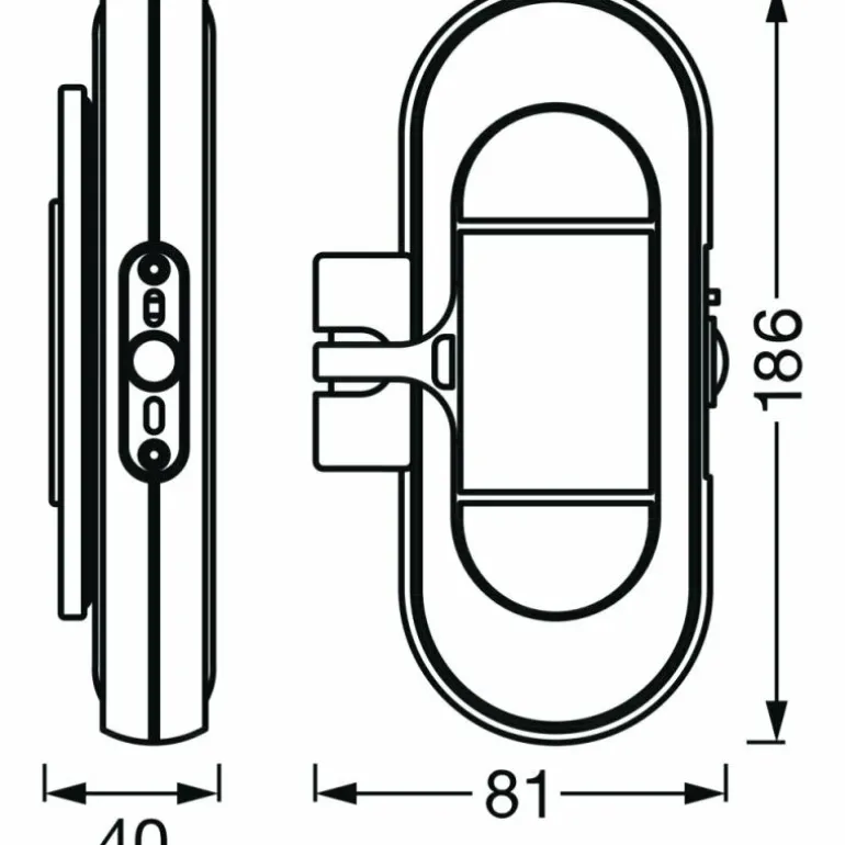 veilleuse LEDVANCE LINEAR Blanc, 1 lumière, Détecteur de mouvement