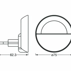 veilleuse LEDVANCE LUNETTA Blanc, 1 lumière