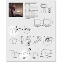 veilleuse LEDVANCE NIGHTLUX Blanc, 1 lumière, Changeur de couleurs