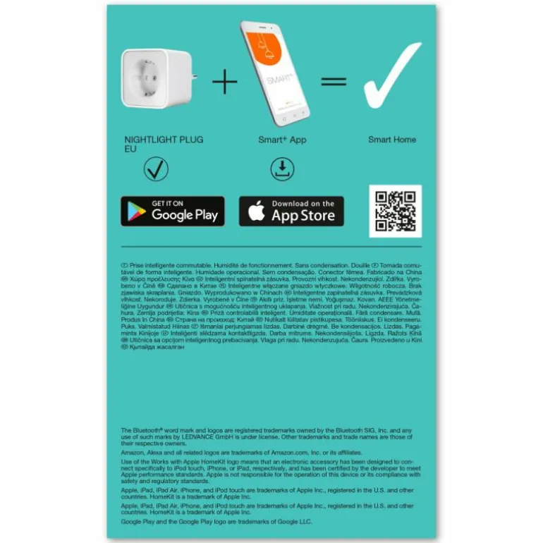 veilleuse LEDVANCE Smart+ Blanc