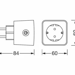 veilleuse LEDVANCE Smart+ Blanc