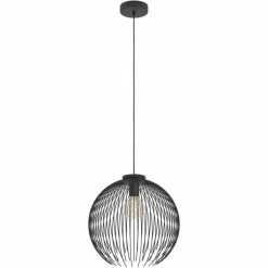 VENEZUELA Suspension Luminaires Eglo Noir, 1 lumière