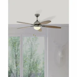 Ventilateur de plafond Eglo SUSALE Nickel mat, 1 lumière