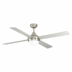 Ventilateur de plafond Eglo VARADERO Nickel mat, 2 lumières