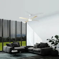 Ventilateur de plafond Eglo TRINIDAD LED Blanc, 1 lumière