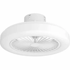 Ventilateur de plafond Eglo ORTONA LED Blanc, 3 lumières