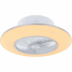 Ventilateur de plafond Globo KELLO LED Blanc, 1 lumière