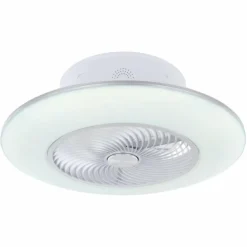 Ventilateur de plafond Globo KELLO LED Blanc, 1 lumière