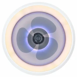 Ventilateur de plafond Globo JOEY LED Blanc, 1 lumière, Télécommandes