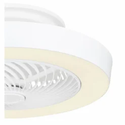 Ventilateur de plafond Globo DOMEY LED Blanc, 1 lumière, Télécommandes