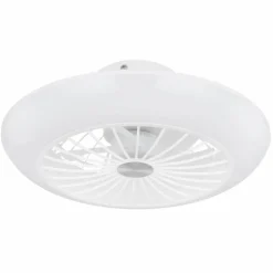 Ventilateur de plafond Globo LAFFEE LED Blanc, 1 lumière