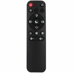 Ventilateur de plafond Globo LORIS LED Noir, 1 lumière, Télécommandes