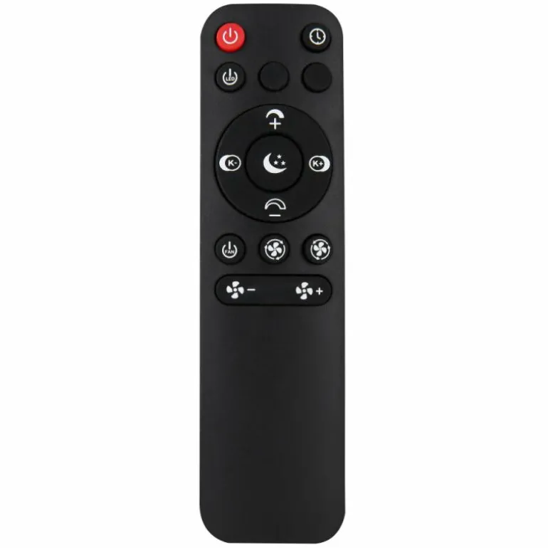 Ventilateur de plafond Globo LORIS LED Noir, 1 lumière, Télécommandes