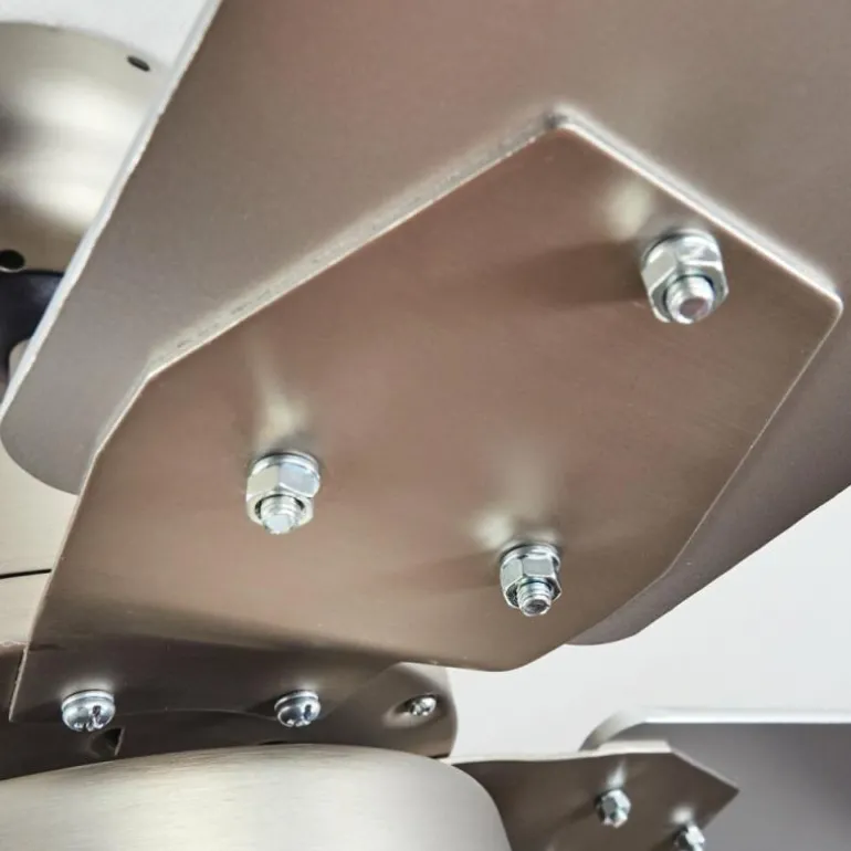 Ventilateur de plafond Hamnvik Nickel mat, 1 lumière