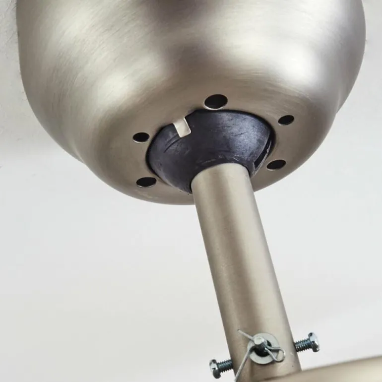 Ventilateur de plafond Hamnvik Nickel mat, 1 lumière