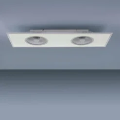 Ventilateur de plafond Leuchten Direkt FLAR-AIR LED Blanc, 1 lumière, Télécommandes