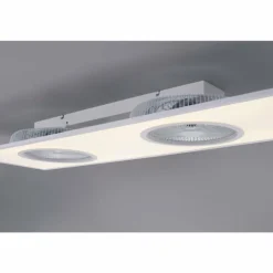 Ventilateur de plafond Leuchten Direkt FLAR-AIR LED Blanc, 1 lumière, Télécommandes