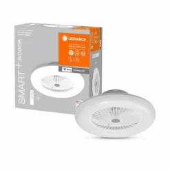 Ventilateur de plafond LEDVANCE Smart Blanc, 1 lumière, Télécommandes