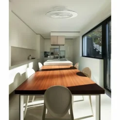 Ventilateur de plafond Mantra ALISIO LED Blanc, 1 lumière, Télécommandes