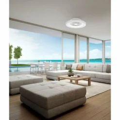 Ventilateur de plafond Mantra HIMALAYA LED Argenté, 1 lumière, Télécommandes