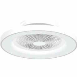 Ventilateur de plafond Mantra TIBET LED Blanc, 1 lumière, Télécommandes
