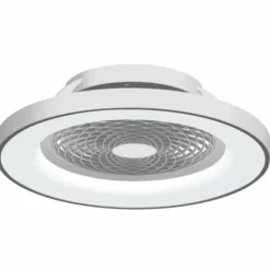 Ventilateur de plafond Mantra TIBET LED Argenté, 1 lumière, Télécommandes
