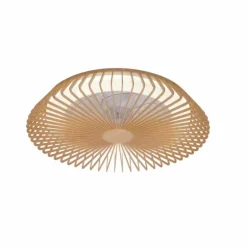 Ventilateur de plafond Mantra HIMALAYA LED Bois clair, 1 lumière, Télécommandes