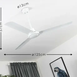 Ventilateur de plafond Nerja Blanc