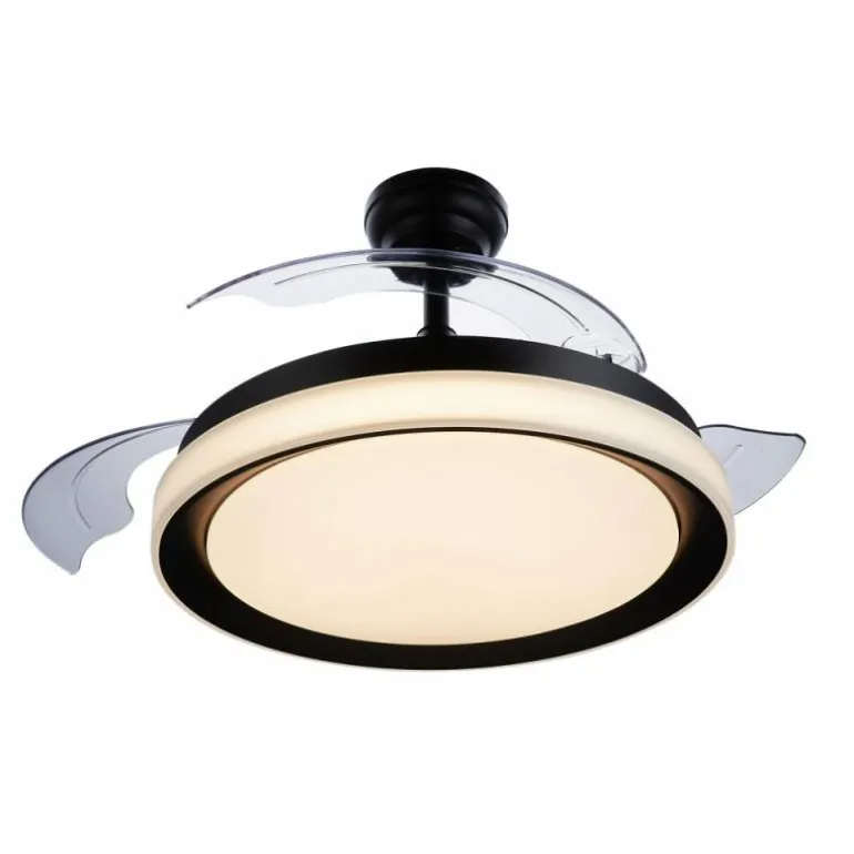 Ventilateur de plafond Philips Bliss LED Noir, 2 lumières