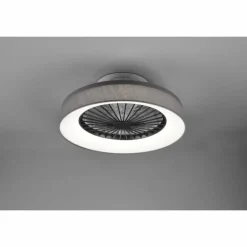 Ventilateur de plafond Reality Farsund LED Gris, 1 lumière, Télécommandes