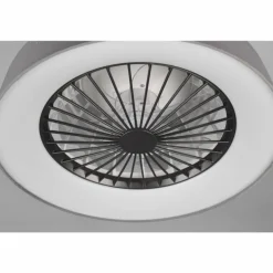 Ventilateur de plafond Reality Farsund LED Gris, 1 lumière, Télécommandes
