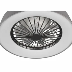 Ventilateur de plafond Reality Farsund LED Gris, 1 lumière, Télécommandes