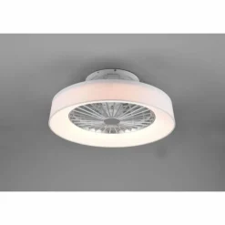 Ventilateur de plafond Reality Farsund LED Blanc, 1 lumière, Télécommandes